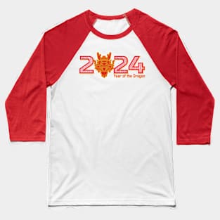 2024 Year of the Dragon, Hello 2024, New Years Eve Shirts, Chinese New Year 2024, Christmas Gifts 2023 Baseball T-Shirt